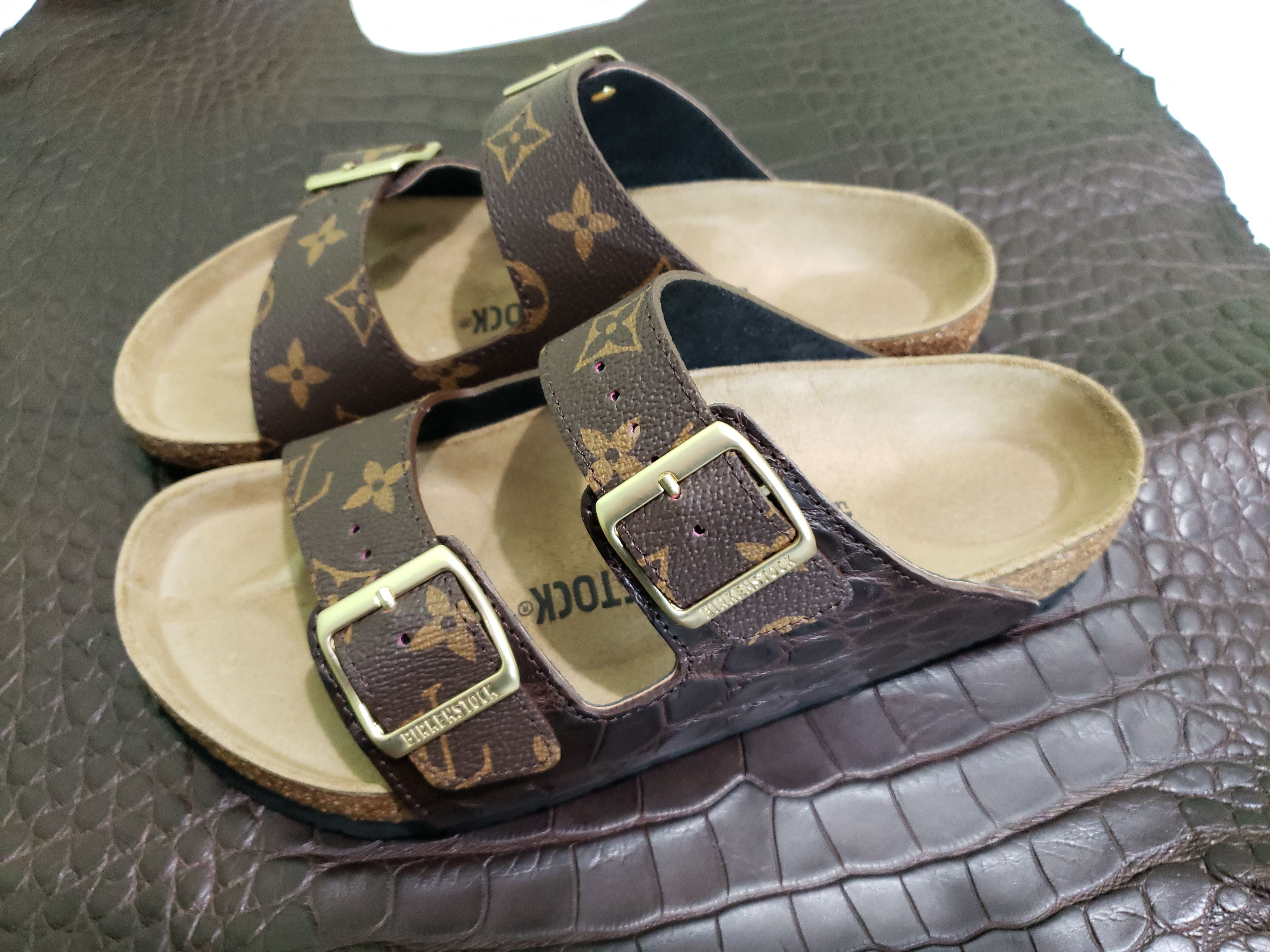 LOUIS VUITTON CUSTOM BIRKENSTOCK