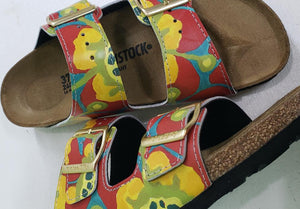 BUTTERCUP: CUSTOM BIRKENSTOCKS  by FABIANA TOUHEY x Michael Grey