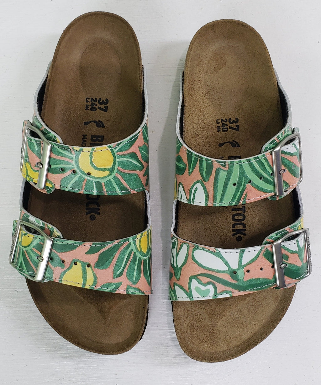 SPRING BULBS: CUSTOM BIRKENSTOCKS  by FABIANA TOUHEY x Michael Grey