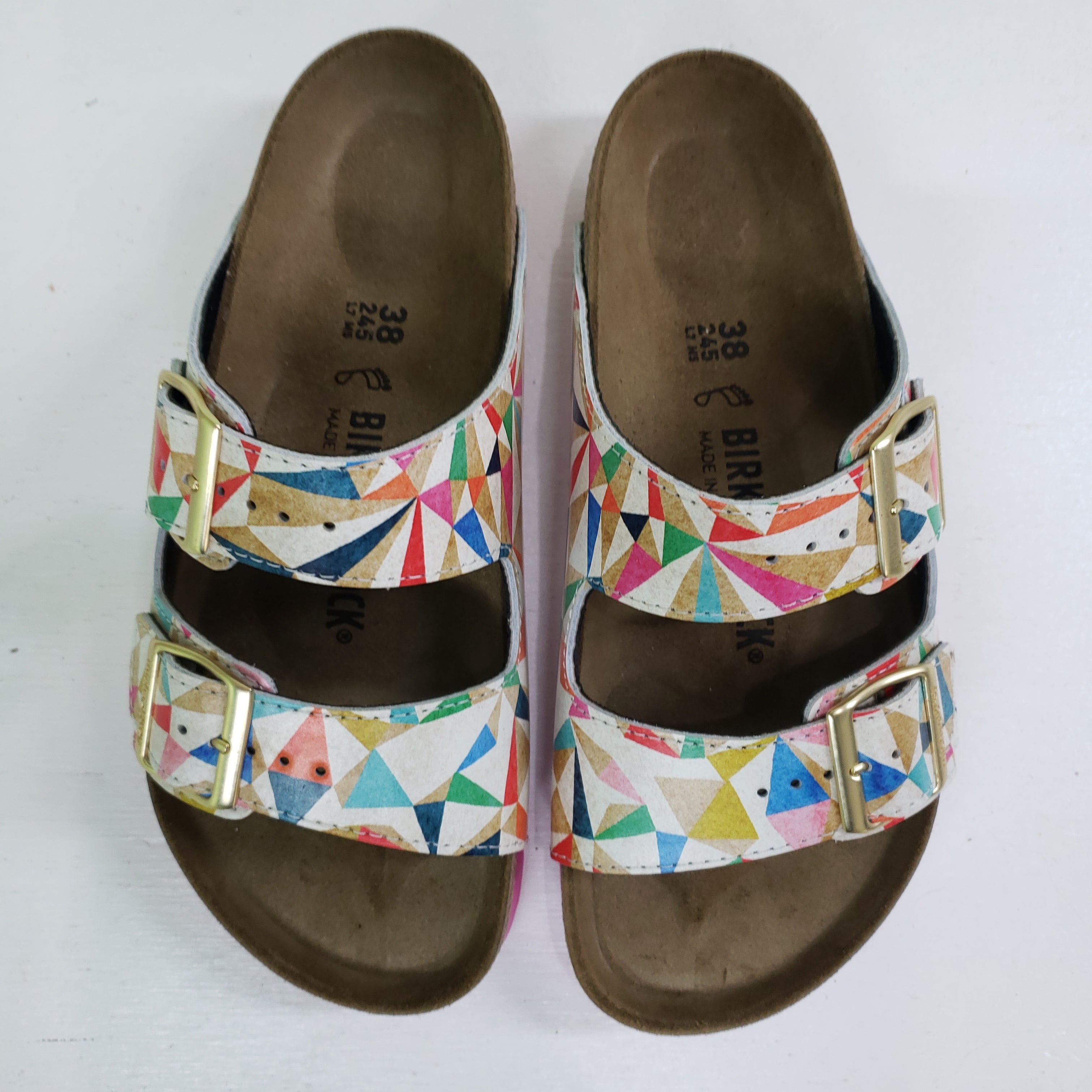 KALEIDOSCOPE PATTERN: CUSTOM BIRKENSTOCKS  by ASTA BARRINGTON x Michael Grey