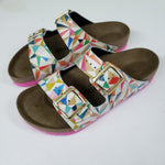 KALEIDOSCOPE PATTERN: CUSTOM BIRKENSTOCKS  by ASTA BARRINGTON x Michael Grey