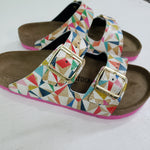 KALEIDOSCOPE PATTERN: CUSTOM BIRKENSTOCKS  by ASTA BARRINGTON x Michael Grey