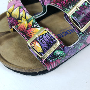 MAGENTA MAGIC: CUSTOM BIRKENSTOCKS  by ALLY SPRAY x Michael Grey