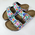 FRUITY ALL OVER: CUSTOM BIRKENSTOCKS  by BECCA FRANKS x Michael Grey