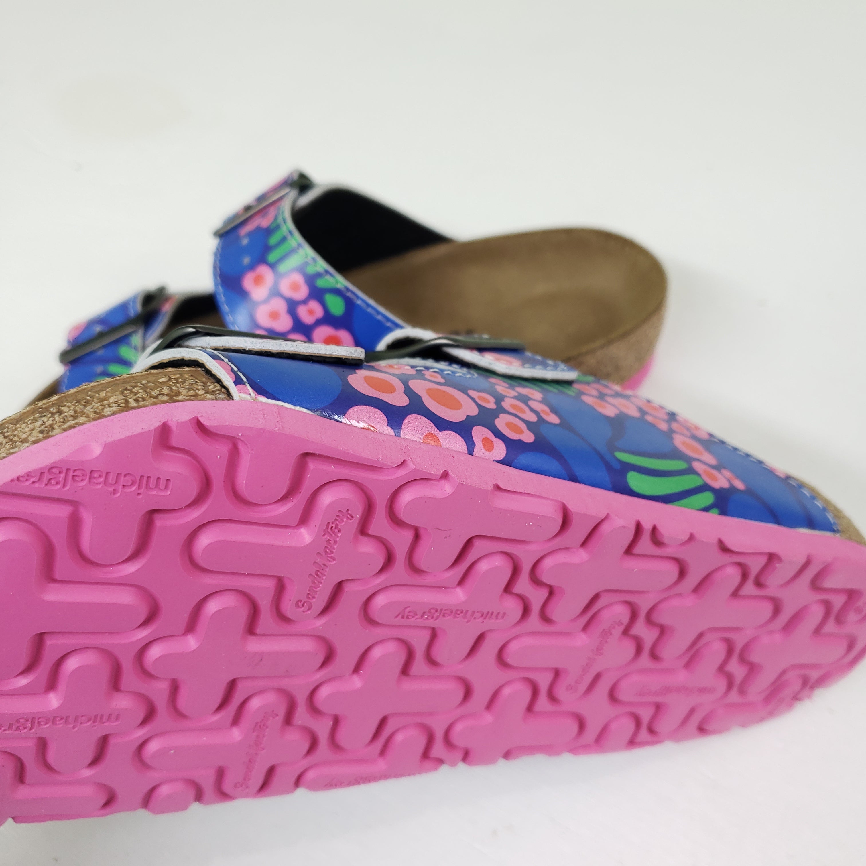 BUBBLE FLOWERS: CUSTOM BIRKENSTOCKS  by BECCA FRANKS x Michael Grey