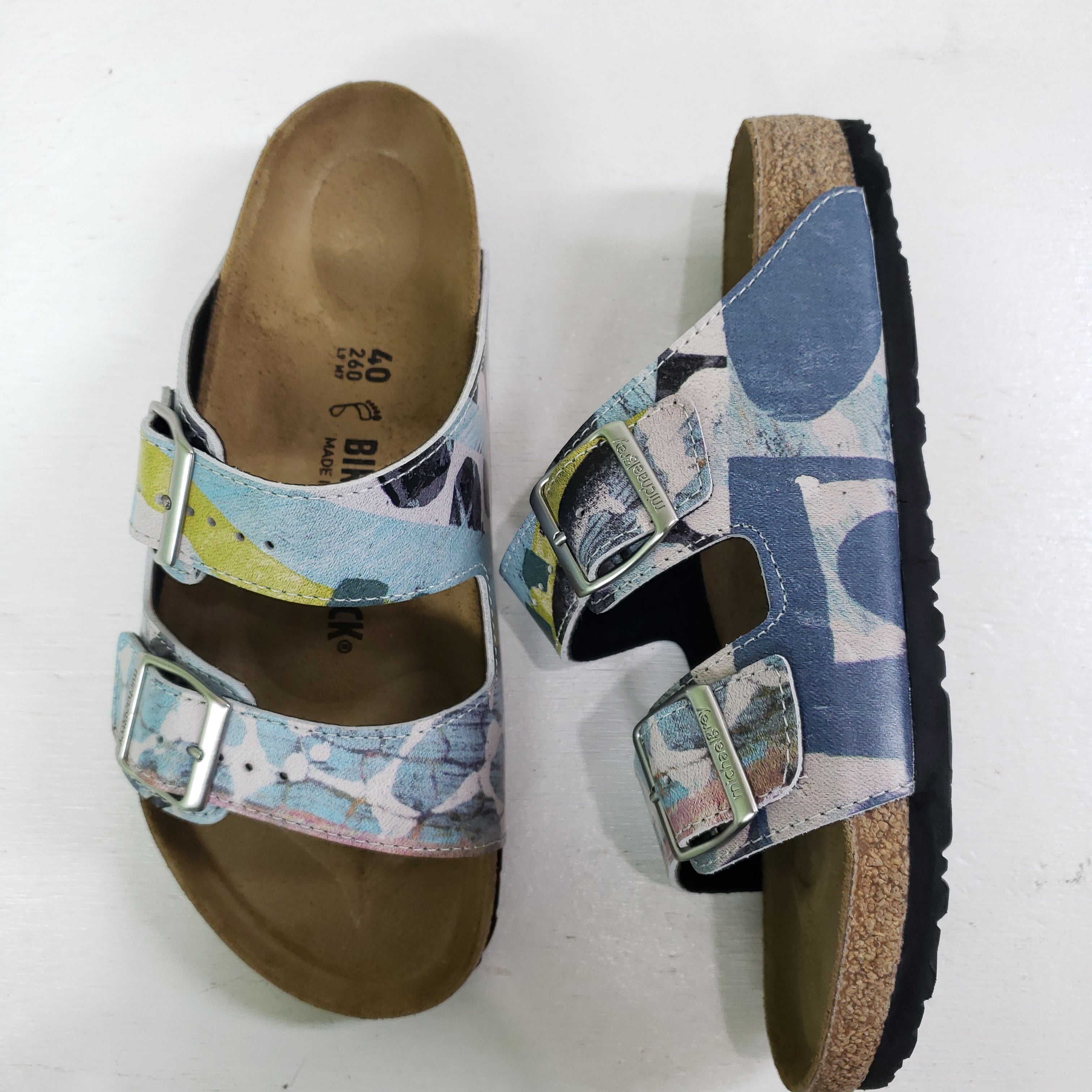 WALTER: CUSTOM BIRKENSTOCKS  by MARY LYNN BAIRD x Michael Grey