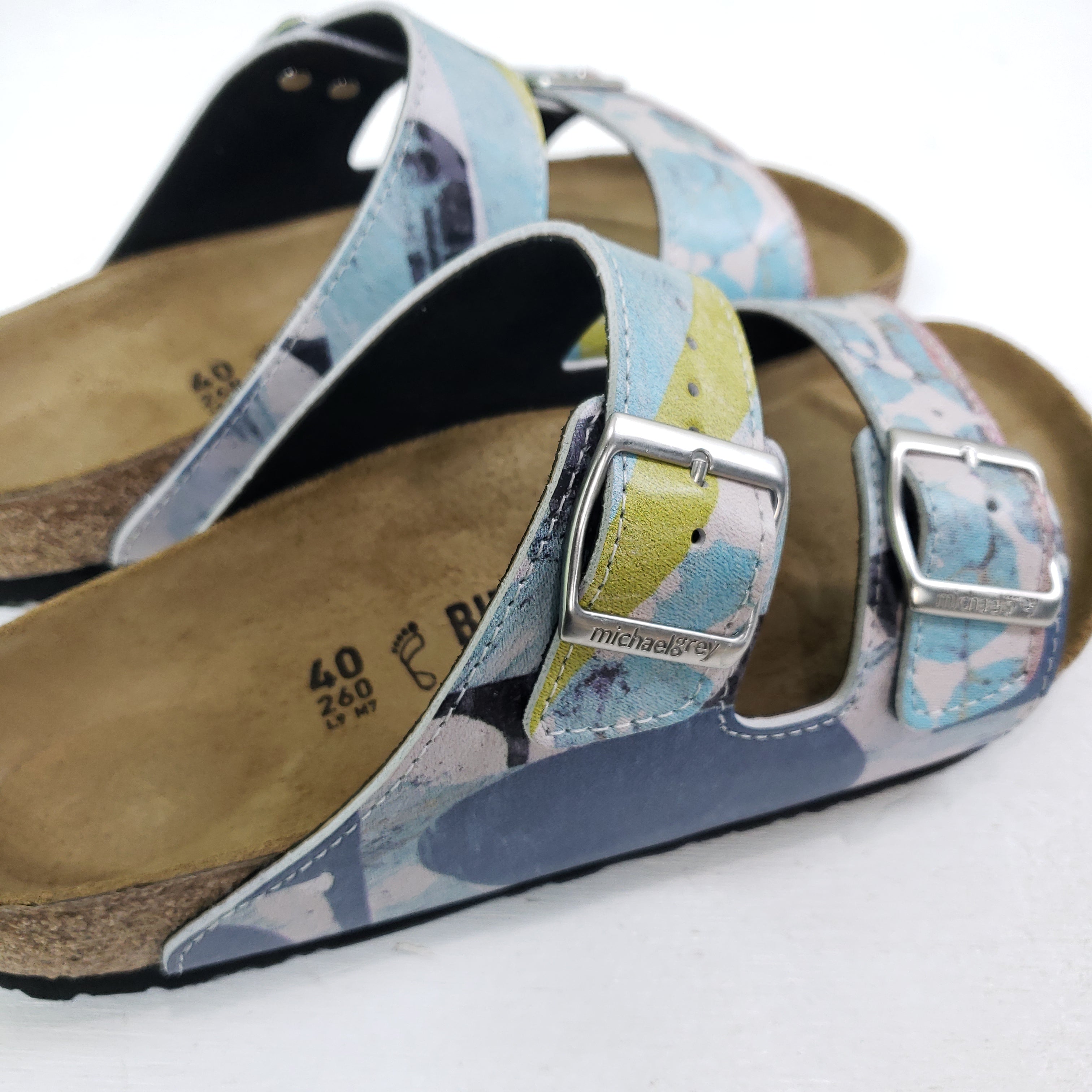 WALTER: CUSTOM BIRKENSTOCKS  by MARY LYNN BAIRD x Michael Grey