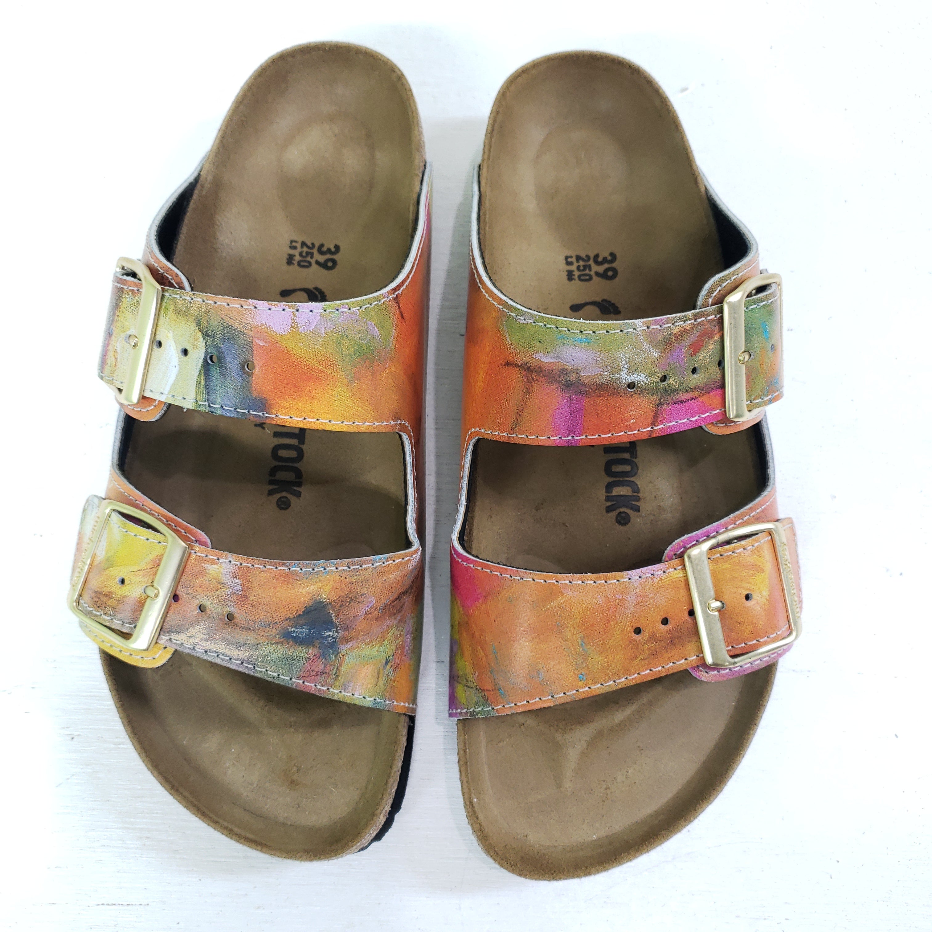 THE JOURNEY OF LOVE: CUSTOM BIRKENSTOCKS  by JULES GISSLER x Michael Grey