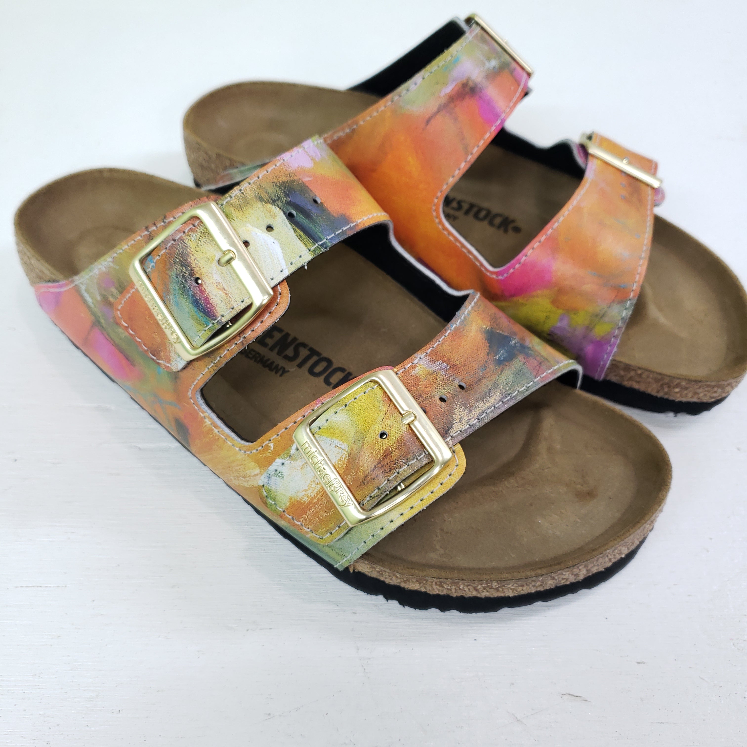 THE JOURNEY OF LOVE: CUSTOM BIRKENSTOCKS  by JULES GISSLER x Michael Grey