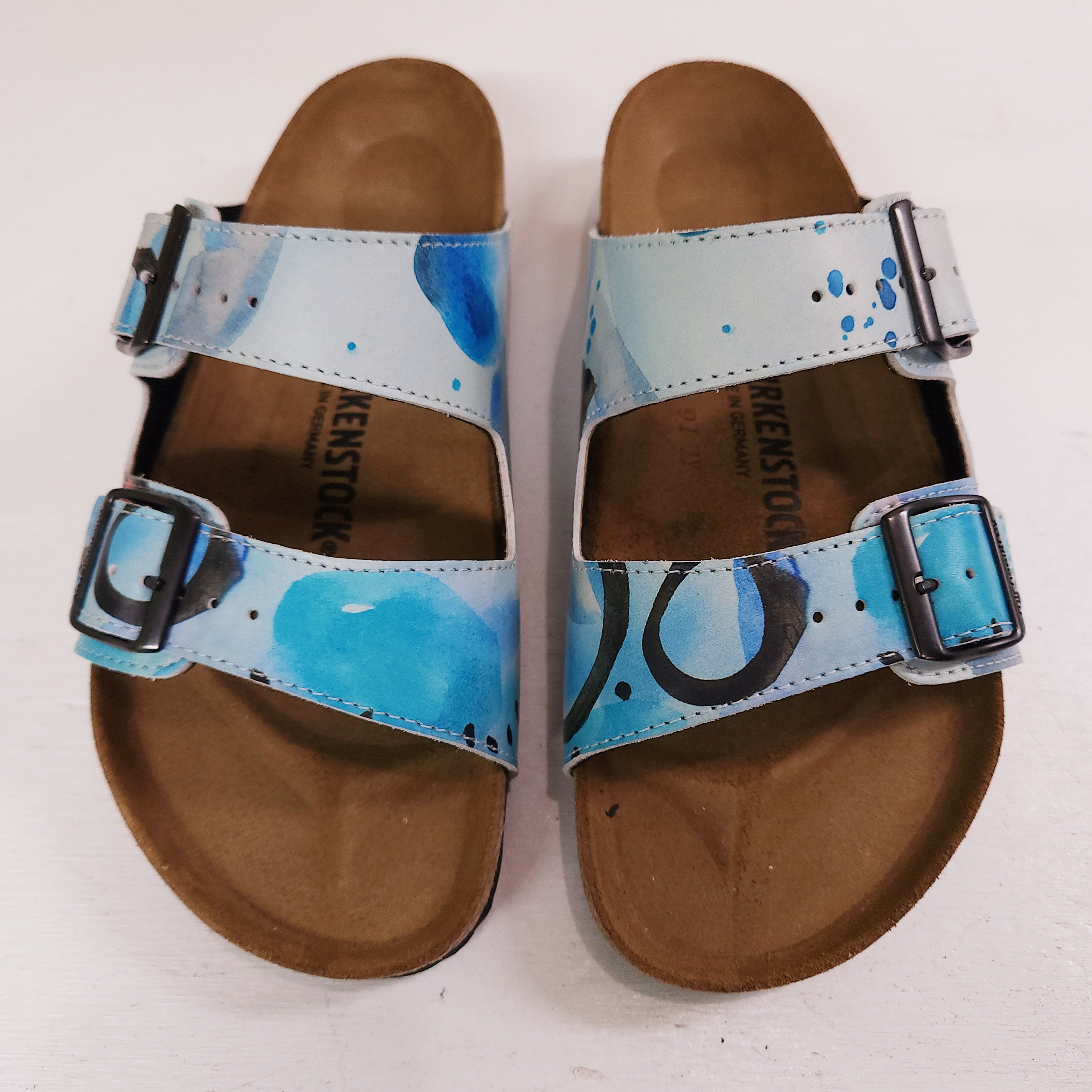 SUMMER BREEZE CUSTOM BIRKENSTOCKS by DOREEN CARSCADDEN x Michael Grey MICHAEL GREY FOOTWEAR