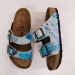 SUMMER BREEZE: CUSTOM BIRKENSTOCKS  by DOREEN CARSCADDEN x Michael Grey