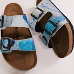 SUMMER BREEZE: CUSTOM BIRKENSTOCKS  by DOREEN CARSCADDEN x Michael Grey