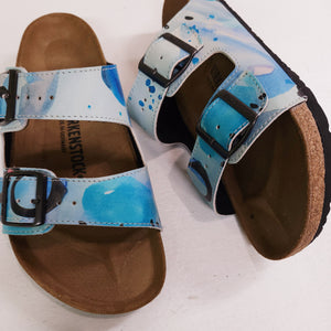 SUMMER BREEZE: CUSTOM BIRKENSTOCKS  by DOREEN CARSCADDEN x Michael Grey