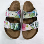 GARDEN PARTY: CUSTOM BIRKENSTOCKS  by ROBEN MARIE SMITH x Michael Grey