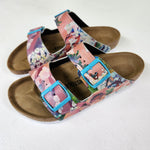 PINK GRANITE: CUSTOM BIRKENSTOCKS  by MELISSA READ-DEVINE x Michael Grey