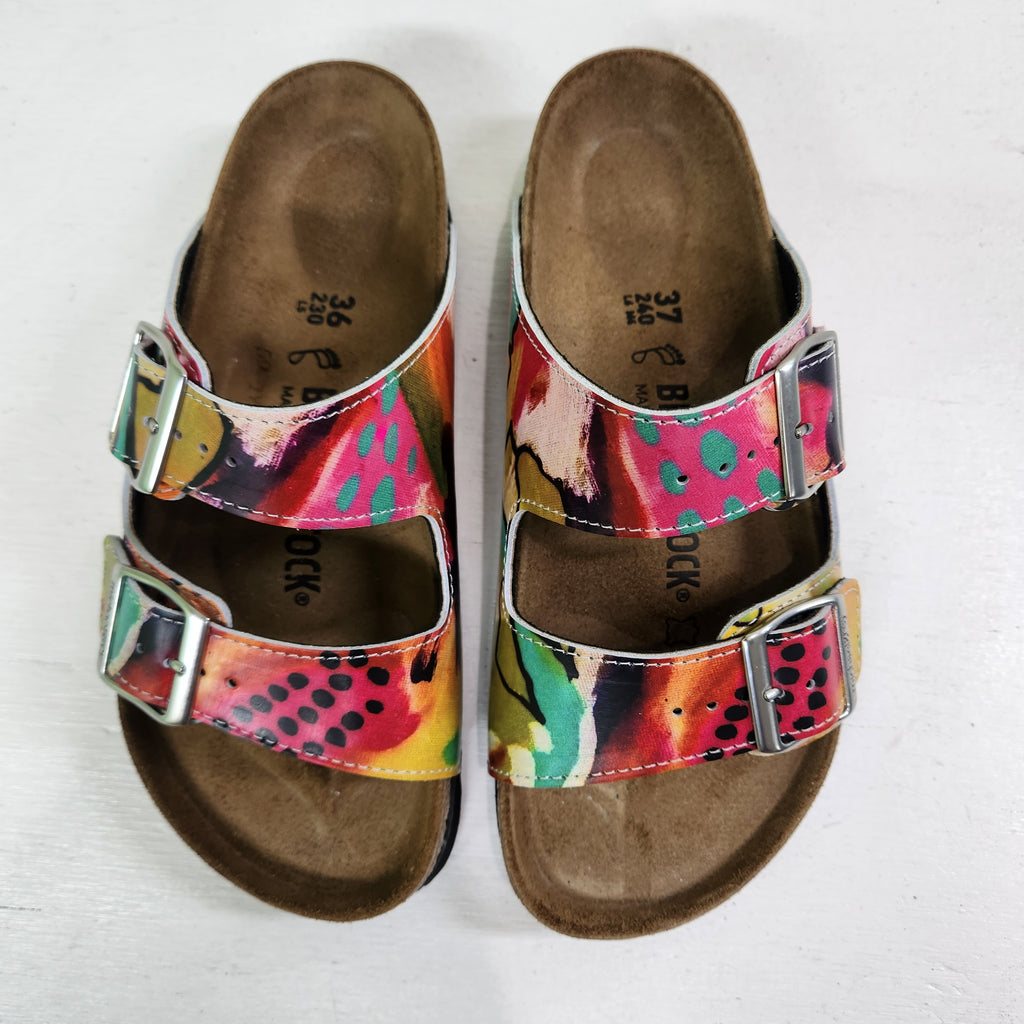 TRUE BLISS: CUSTOM BIRKENSTOCKS  by CANDACE CHAMBERS- Belida x Michael Grey