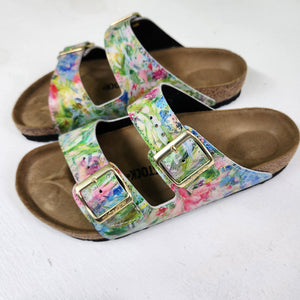 BLOOM : CUSTOM BIRKENSTOCKS  by JULIA FELLERS-GREEN x Michael Grey