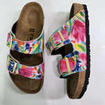 FRENCH LINEN & TULIPS : CUSTOM BIRKENSTOCKS  by JULIA FELLERS-GREEN x Michael Grey