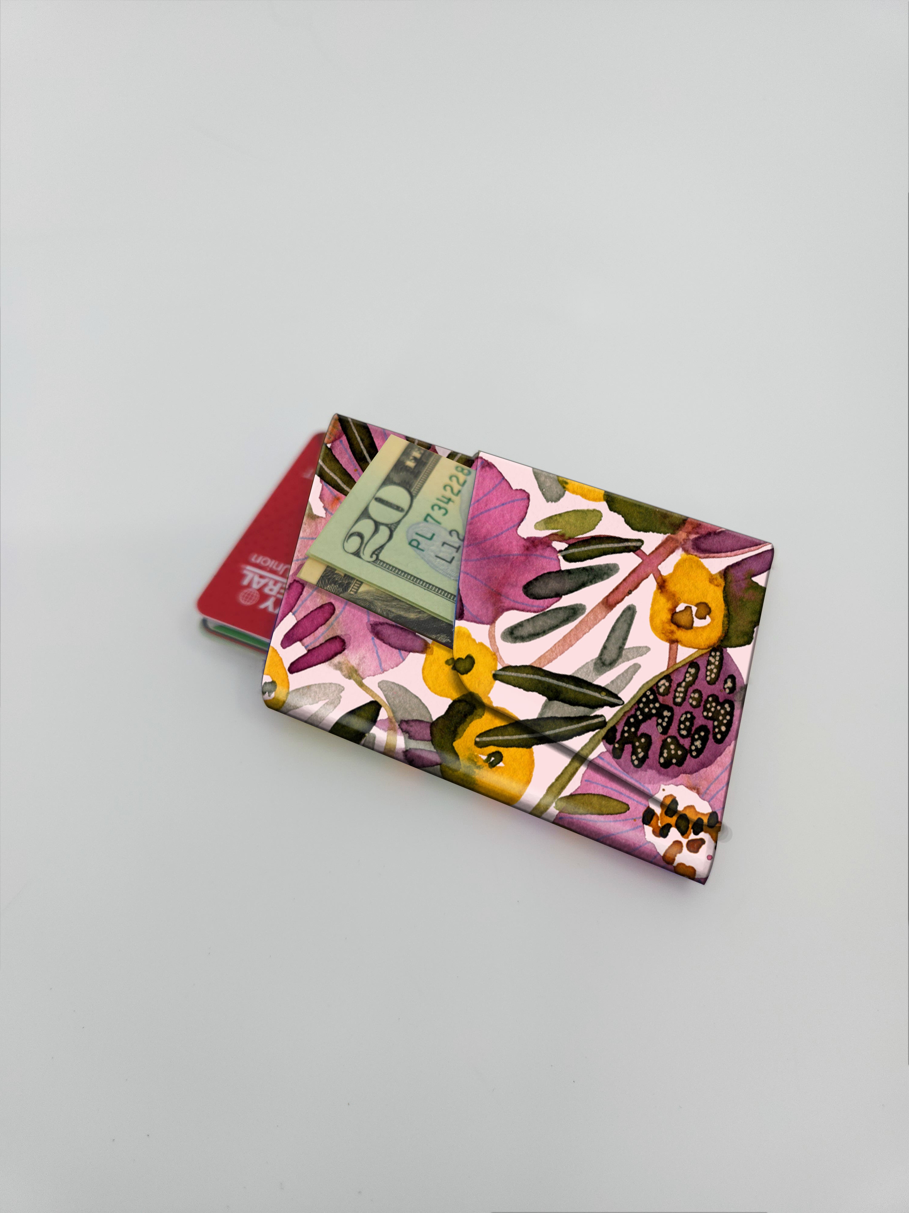 COASTAL WILDFLOWERS :  WALLET by MARIA MONTIEL x Michael Grey