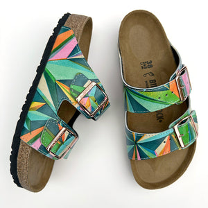 STAR PATTERN: CUSTOM BIRKENSTOCKS  by ASTA BARRINGTON x Michael Grey