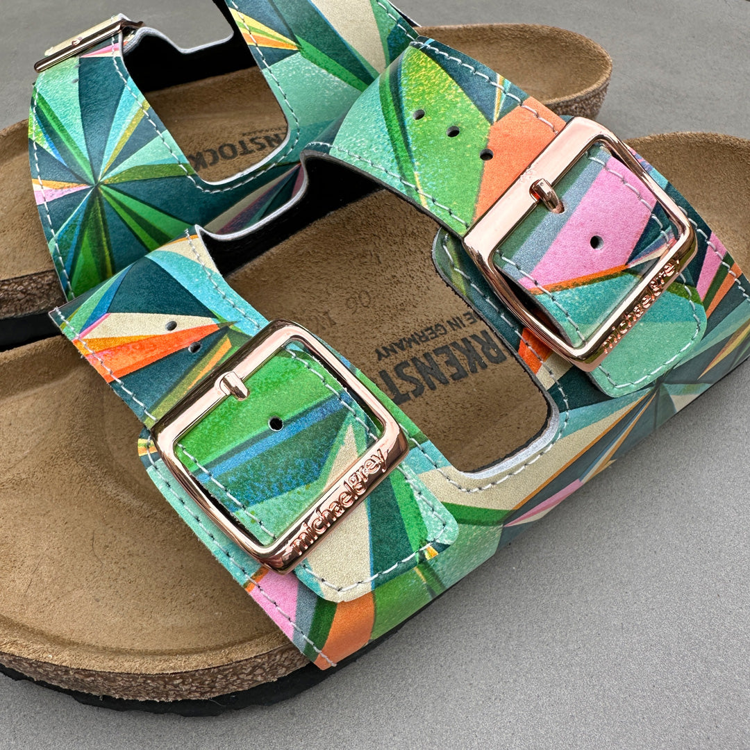 STAR PATTERN: CUSTOM BIRKENSTOCKS  by ASTA BARRINGTON x Michael Grey