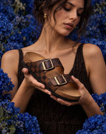 BROWN DAMIER LOUIS VUITTON CUSTOM X BIRKENSTOCK