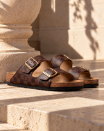 BROWN DAMIER LOUIS VUITTON CUSTOM X BIRKENSTOCK