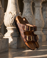 BROWN DAMIER LOUIS VUITTON CUSTOM X BIRKENSTOCK