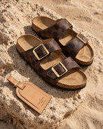 BROWN DAMIER LOUIS VUITTON CUSTOM X BIRKENSTOCK