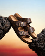 LOUIS VUITTON: CUSTOM BIRKENSTOCK CLASSIC BROWN MONOGRAM: CRAFTED BY MICHAEL GREY