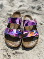 THROUGH AND THROUGH: CUSTOM BIRKENSTOCKS  by KIM MYERS SMITH ART x Michael Grey