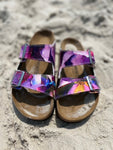 THROUGH AND THROUGH: CUSTOM BIRKENSTOCKS  by KIM MYERS SMITH ART x Michael Grey