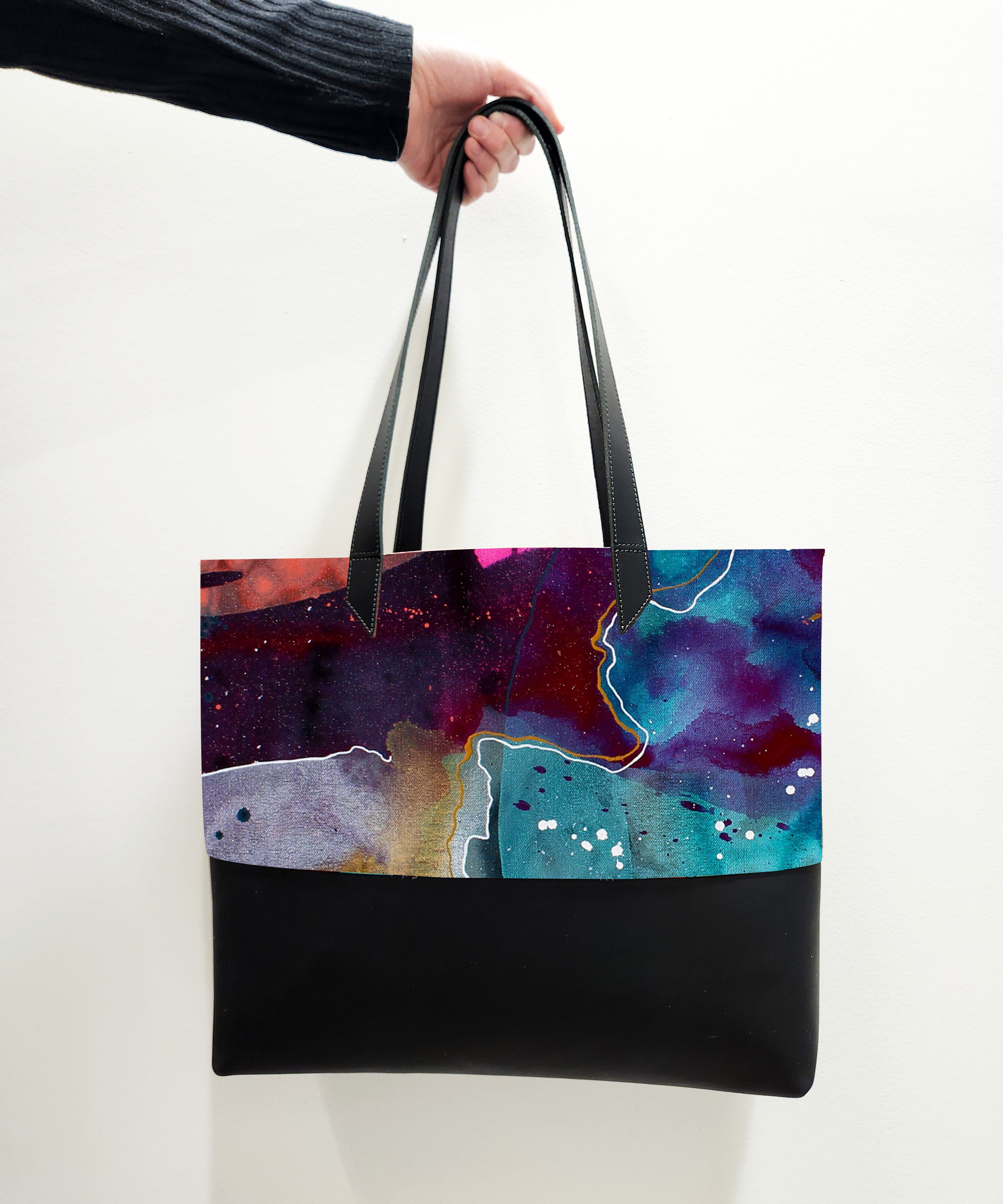 WATERLINE: TOTE BAG  by PAMELA BLACK x Michael Grey