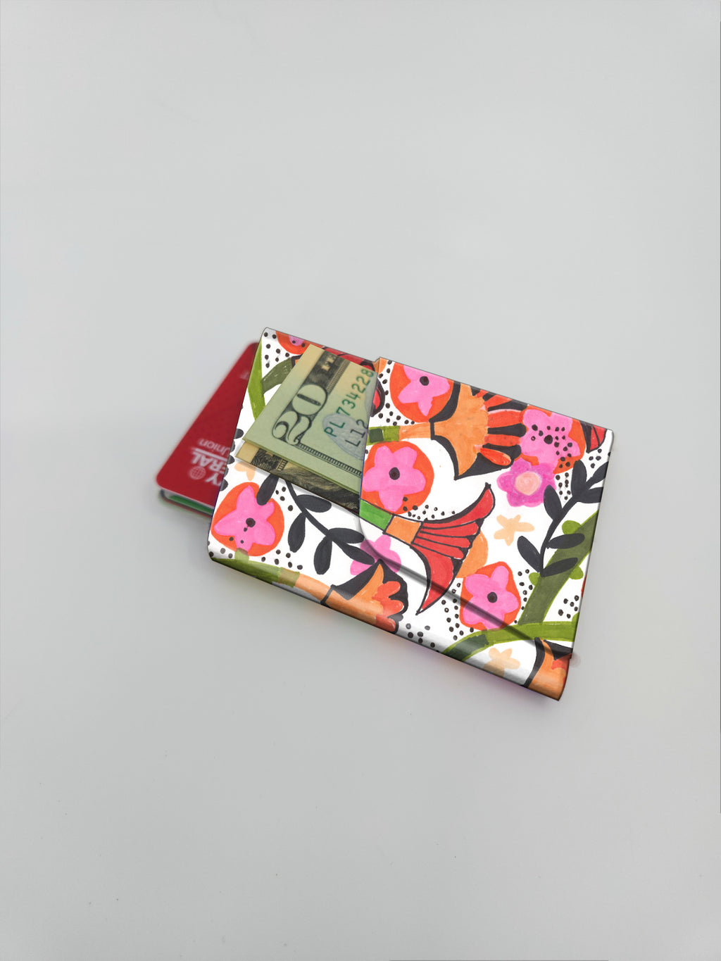 MODERN TULIPS:  WALLET by SHARON NULLMEYER x Michael Grey