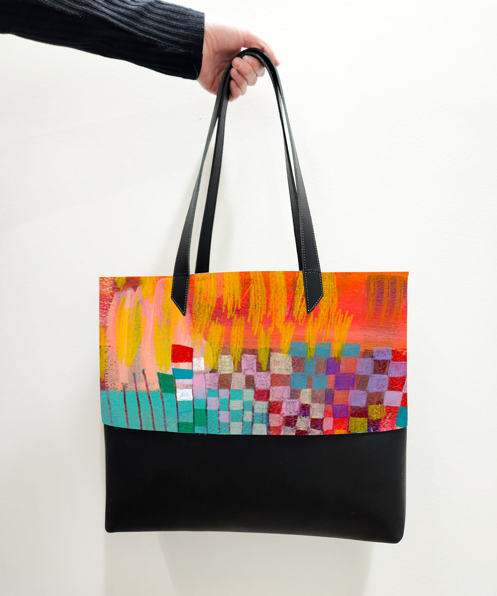 EMOTIONAL MOTION SICKNESS : TOTE  by ABBY HOUSTON  x Michael Grey