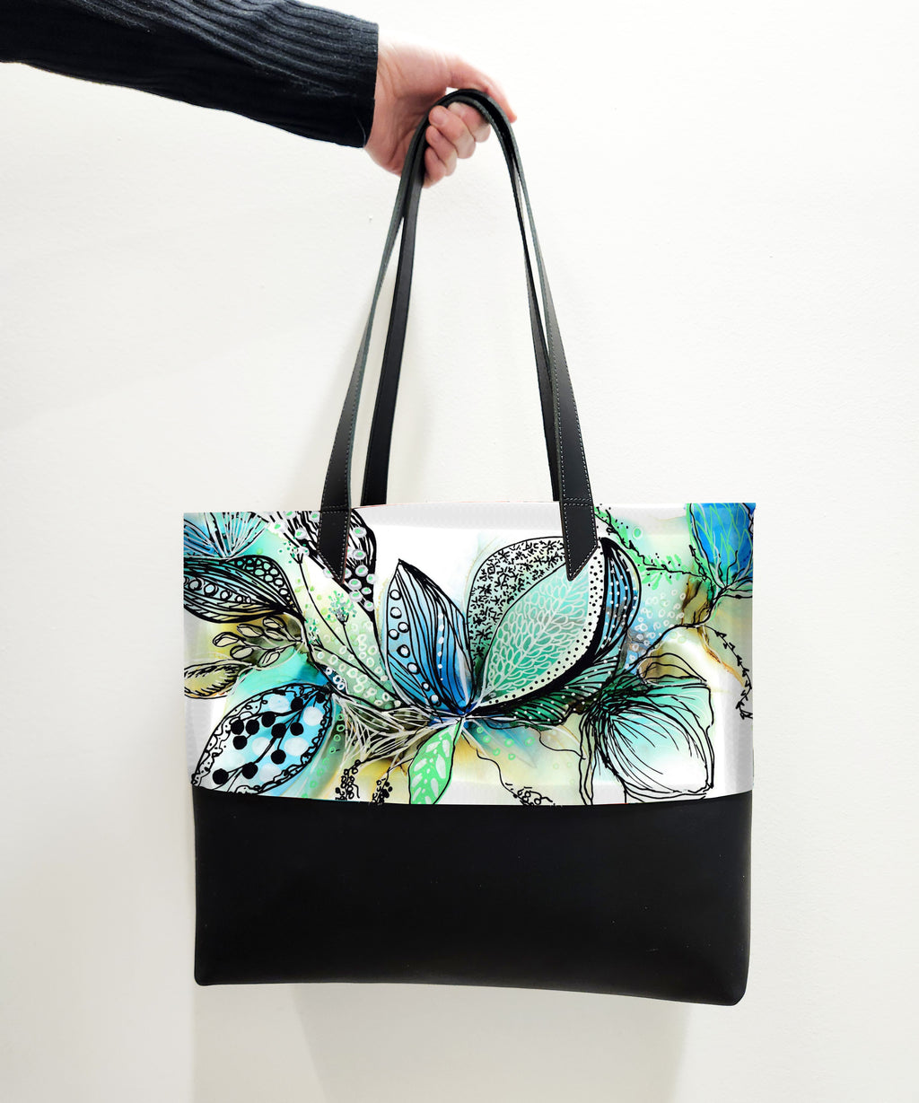 BLUE GARDEN : TOTE  by KIMBERLY DEENE x Michael Grey