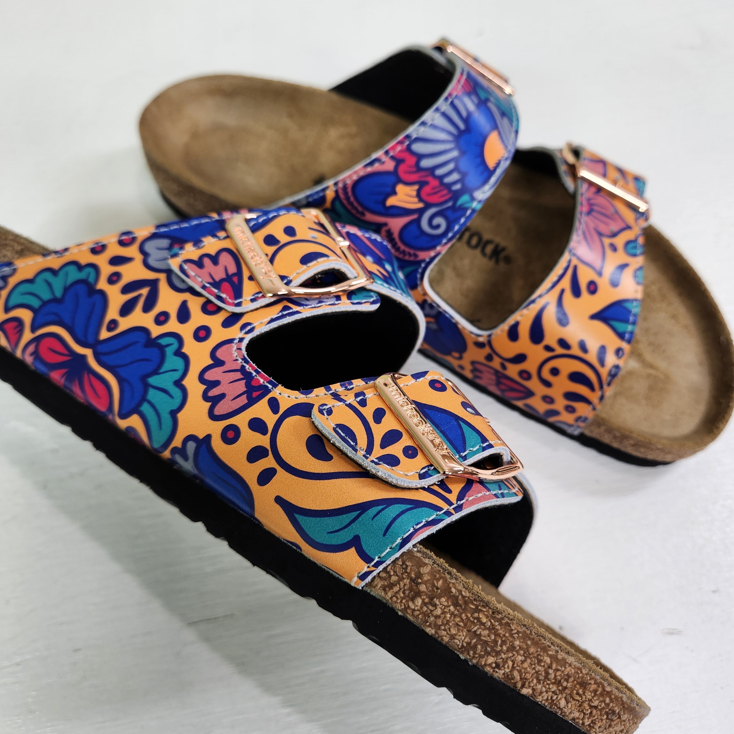 SUMMER BREEZE : CUSTOM BIRKENSTOCKS  by ADA SISA x Michael Grey