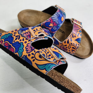 SUMMER BREEZE : CUSTOM BIRKENSTOCKS  by ADA SISA x Michael Grey