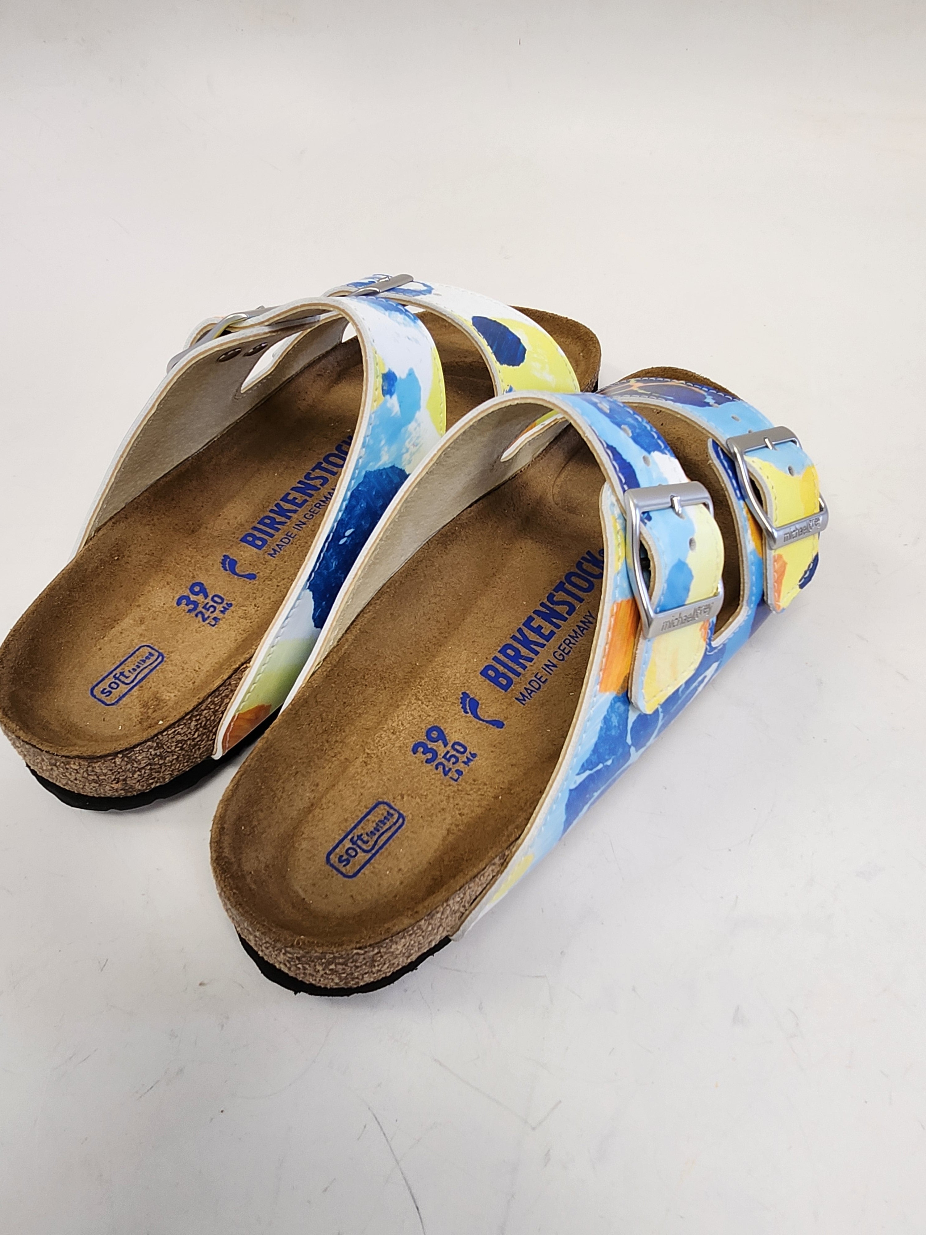 Beatrice aka the adventurer Betty:  CUSTOM BIRKENSTOCKS  by JULES GISSLER x Michael Grey