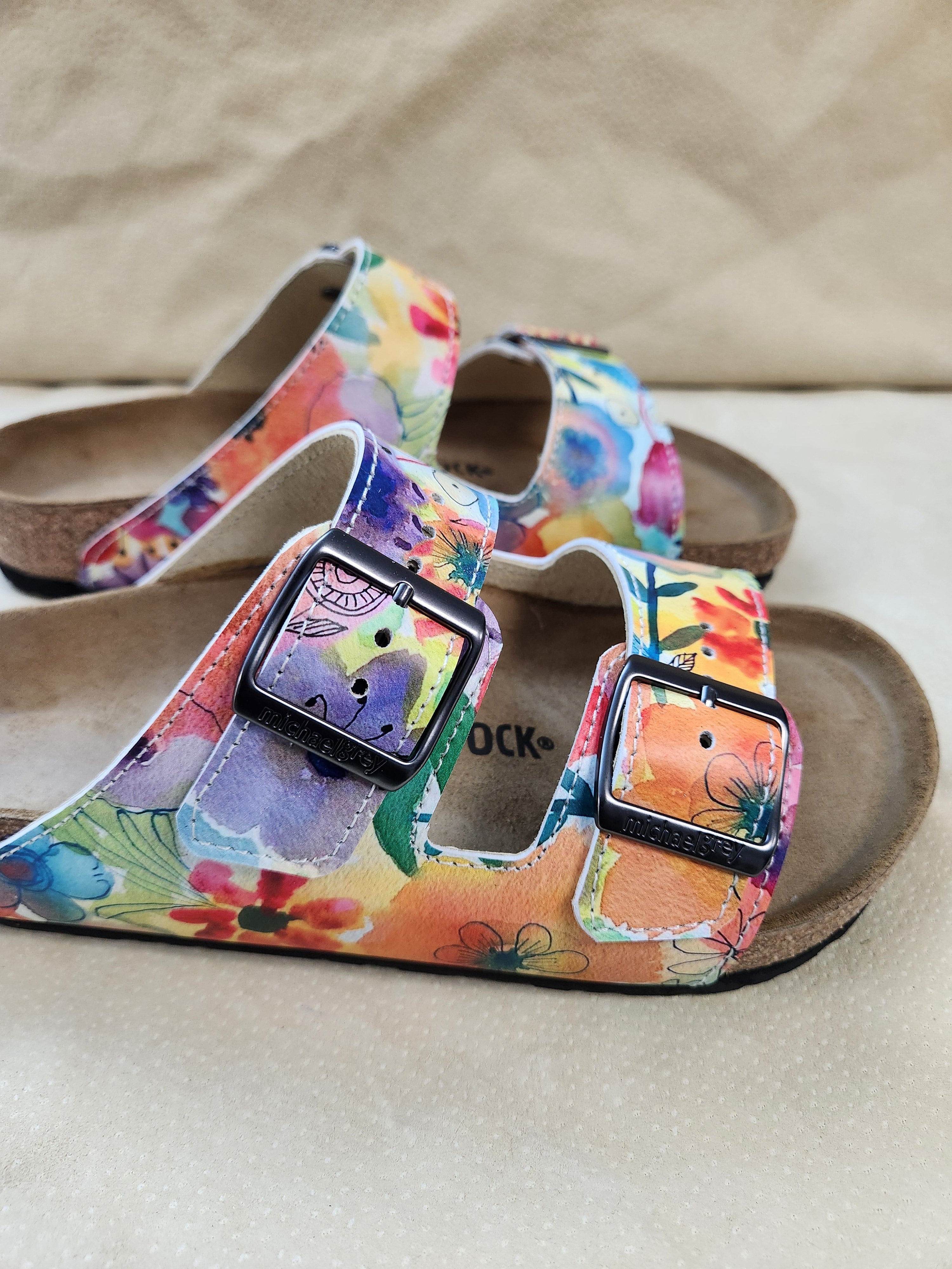 CIRCUS DAZE: CUSTOM BIRKENSTOCKS  by BETH NADLER x Michael Grey