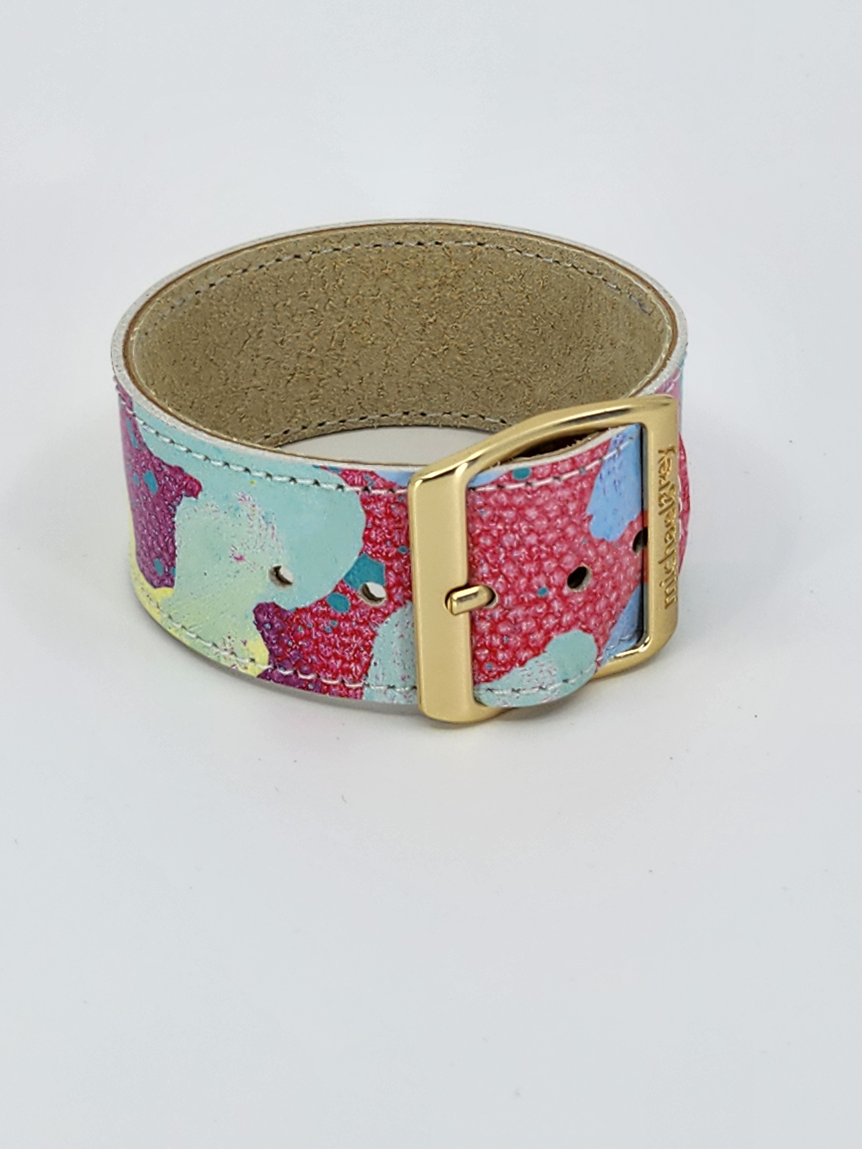RAINBOW LEOPARD:  BRACELET by VAL SULLIVAN x Michael Grey
