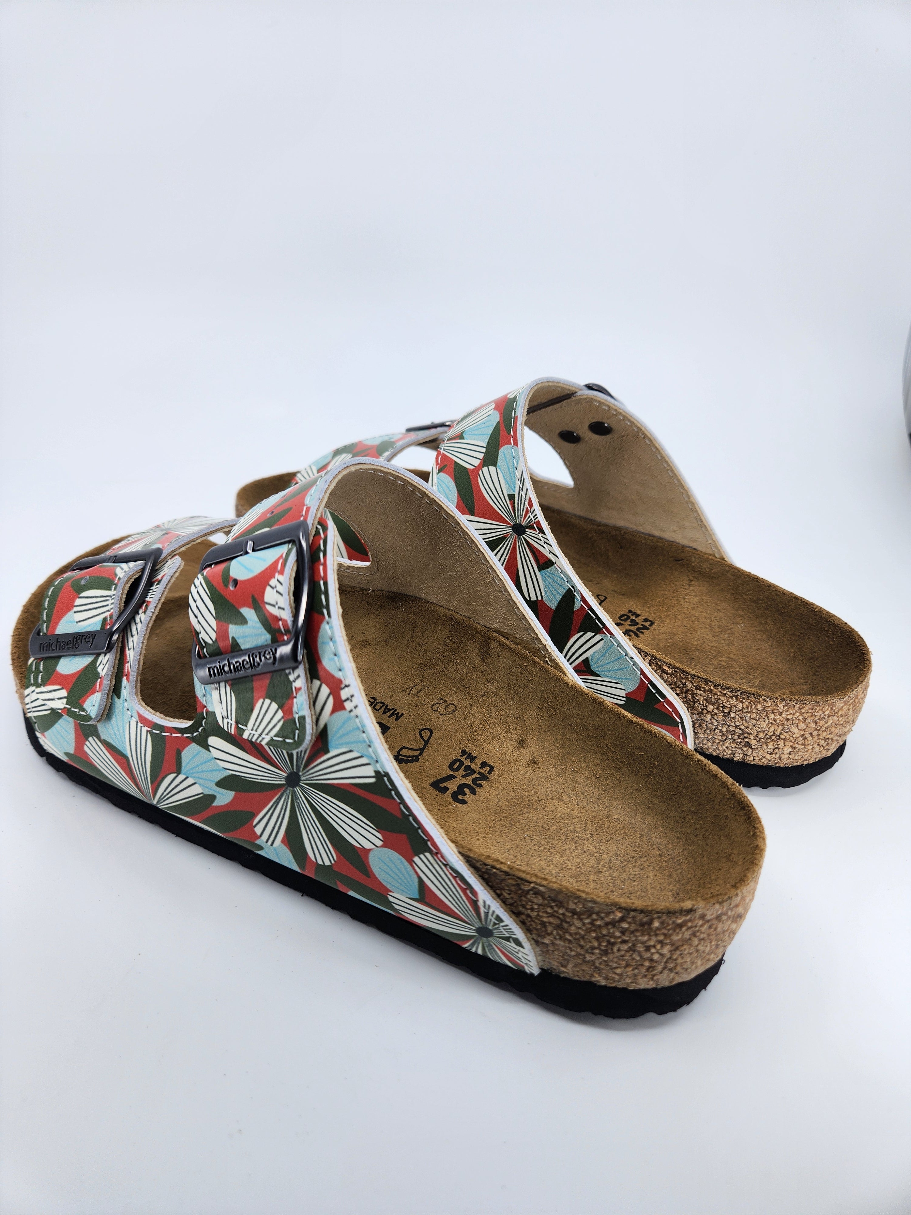 TAKE A HOLIDAY: CUSTOM BIRKENSTOCKS  by REBECCA WOOLBRIGHT x Michael Grey
