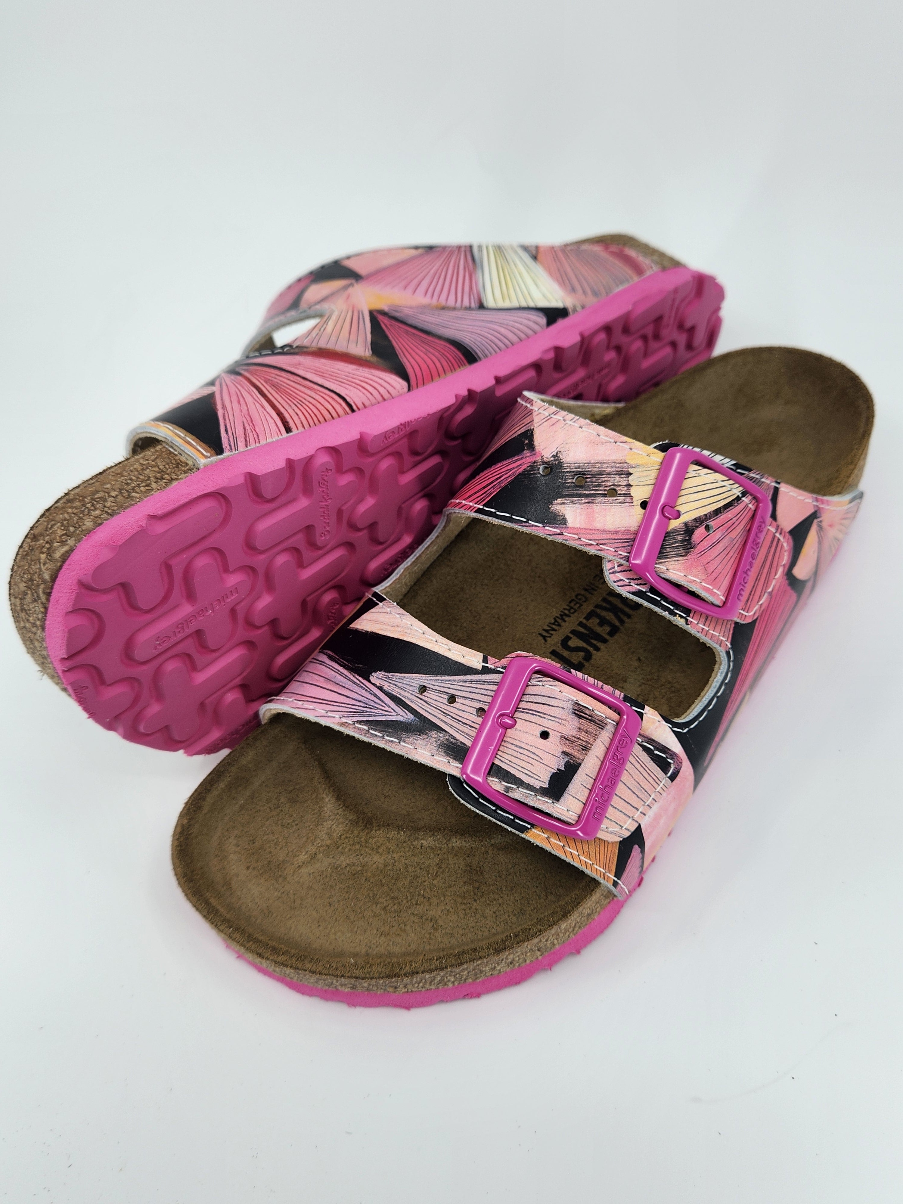 CELEBRATION OCCASION : CUSTOM BIRKENSTOCKS  by ABBY HOUSTON x Michael Grey