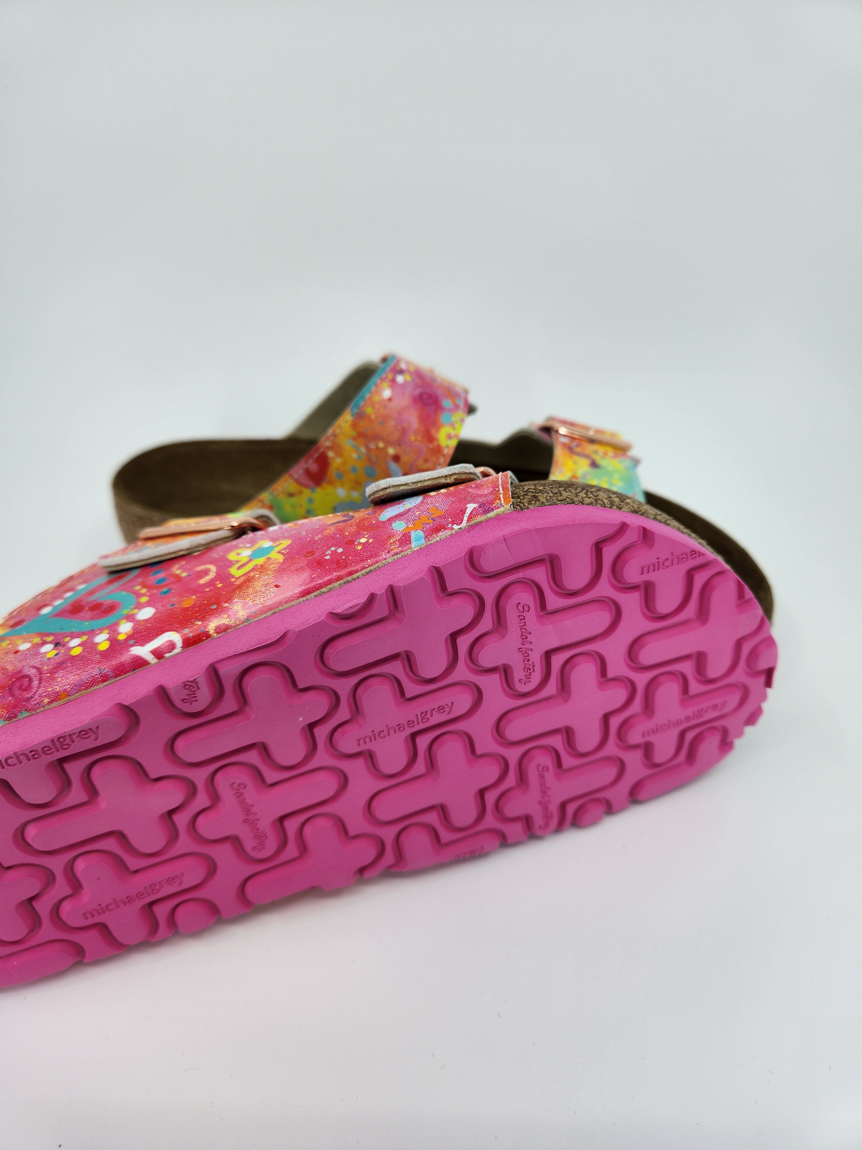 DREAMLAND : CUSTOM BIRKENSTOCKS  by VAL SULLIVAN x Michael Grey