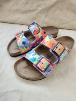 CIRCUS DAZE: CUSTOM BIRKENSTOCKS  by BETH NADLER x Michael Grey