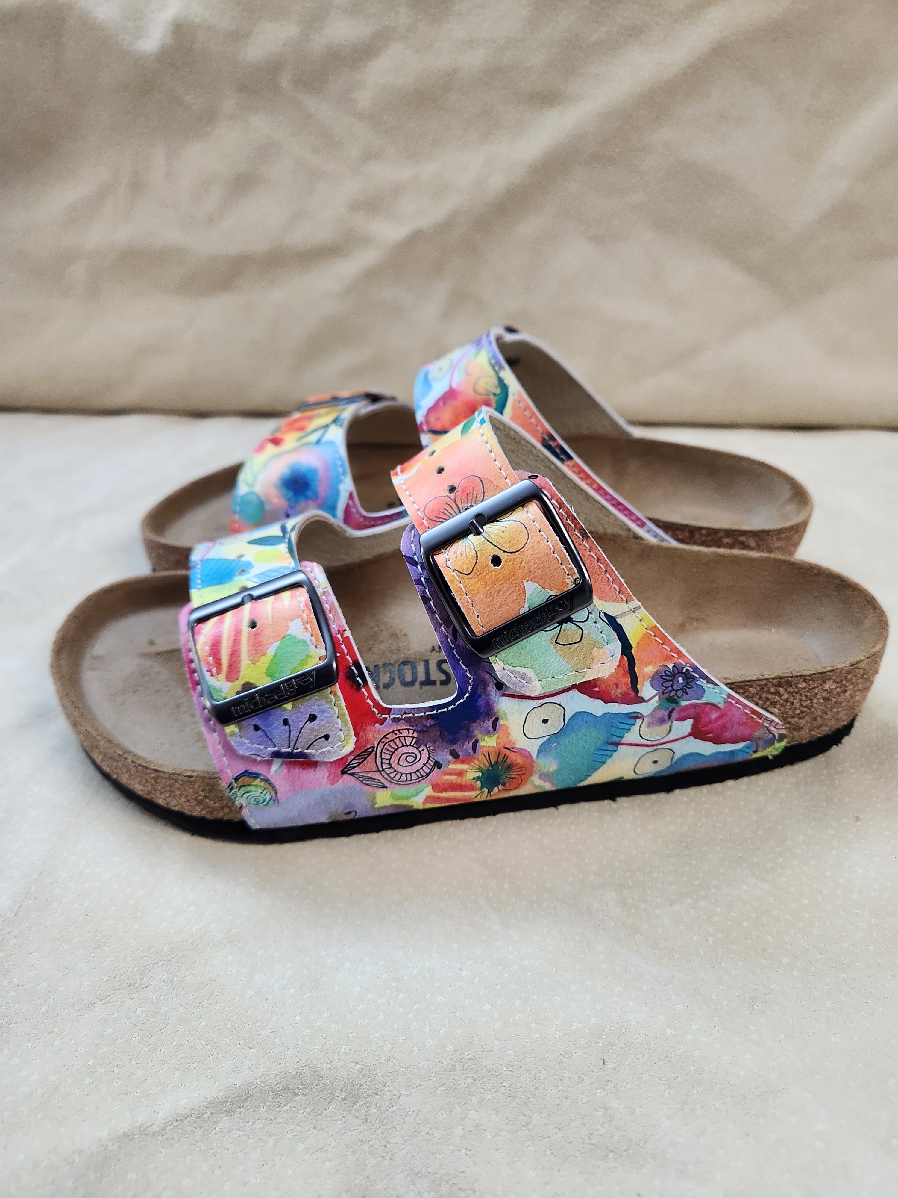 CIRCUS DAZE: CUSTOM BIRKENSTOCKS  by BETH NADLER x Michael Grey