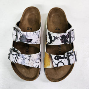 COLLAGE 44: CUSTOM BIRKENSTOCKS  by DeeDee CATRON x Michael Grey