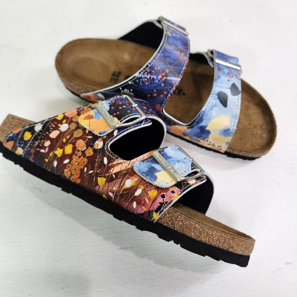 GONE TO SEED: CUSTOM BIRKENSTOCKS  by SUSAN NETHERCOTE x Michael Grey