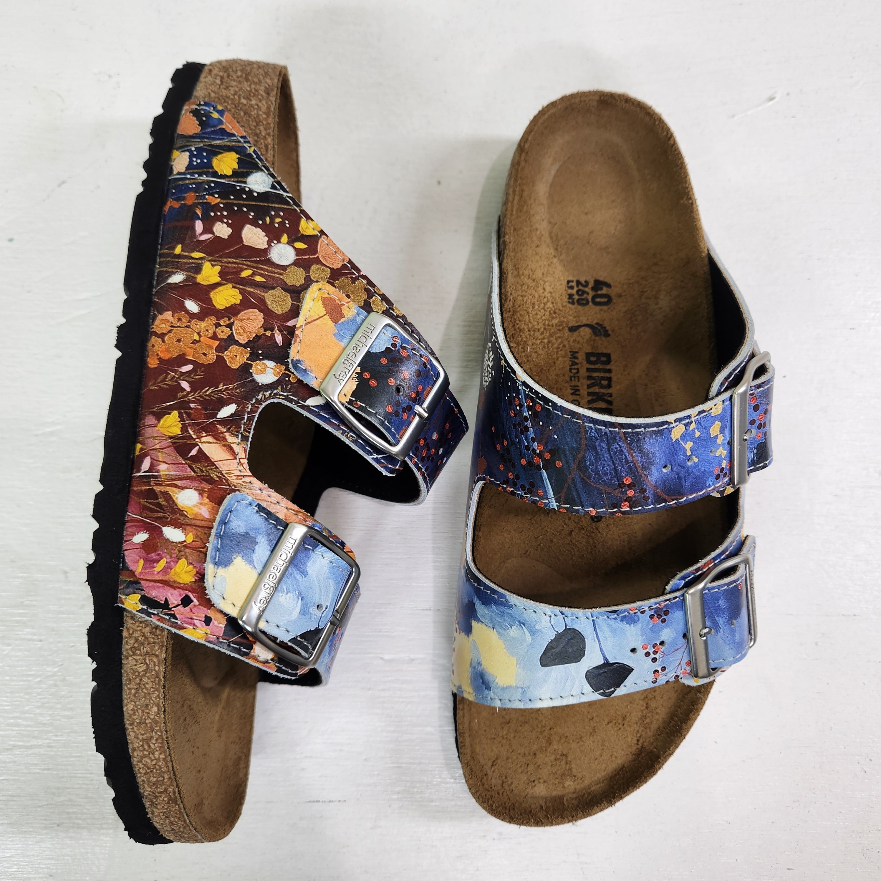 GONE TO SEED: CUSTOM BIRKENSTOCKS  by SUSAN NETHERCOTE x Michael Grey
