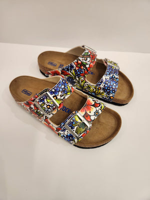 SPRING BURST: CUSTOM BIRKENSTOCKS  by ALLY SPRAY x Michael Grey